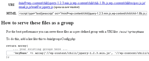 screenshot of Javascript group